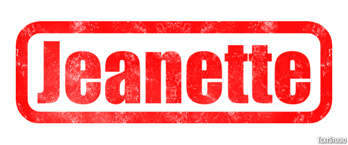 Jeanette Text Effect
