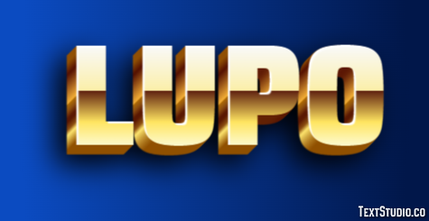 Lupo Effetto testo