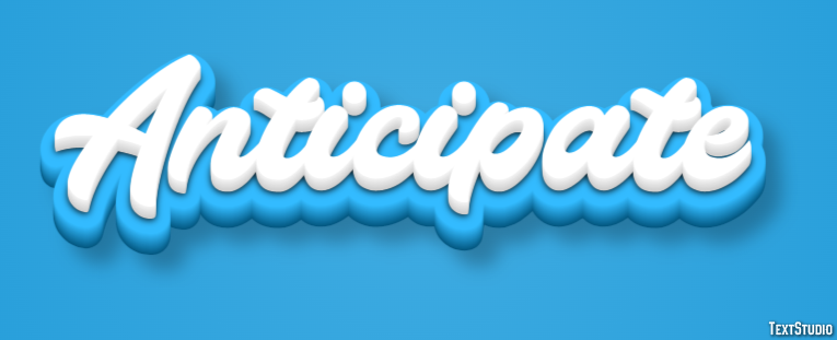 Anticipate Text Effect