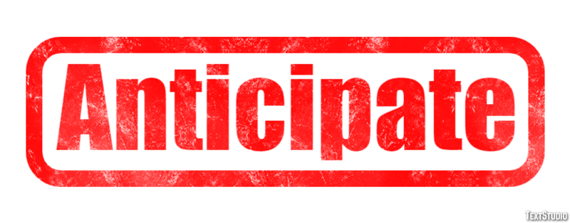 Anticipate Effet de Texte