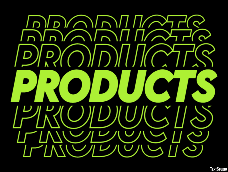 Products Tekst effect