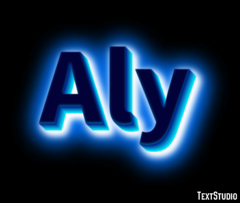 Aly Text Effect