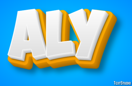 Aly Texteffekt