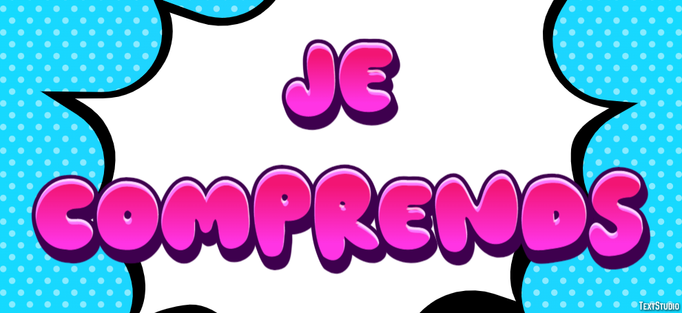Je comprends Text Effect