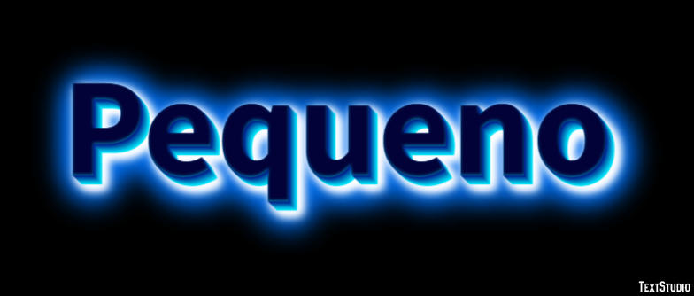 Pequeno Efeito de texto