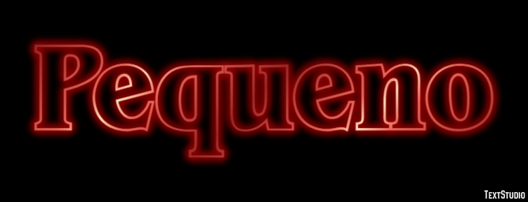 Pequeno Efeito de texto