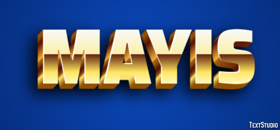 Mayıs Effetto testo
