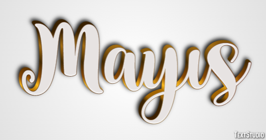 Mayıs Эффект текста
