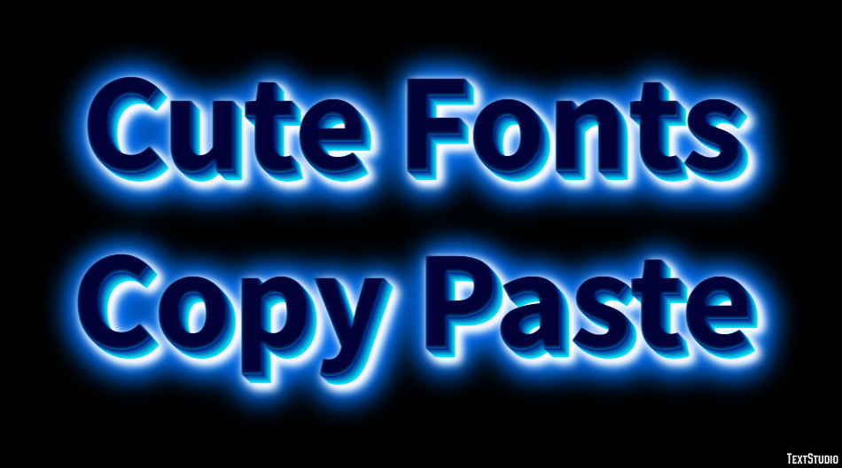 Cute Fonts Copy Paste Effetto testo