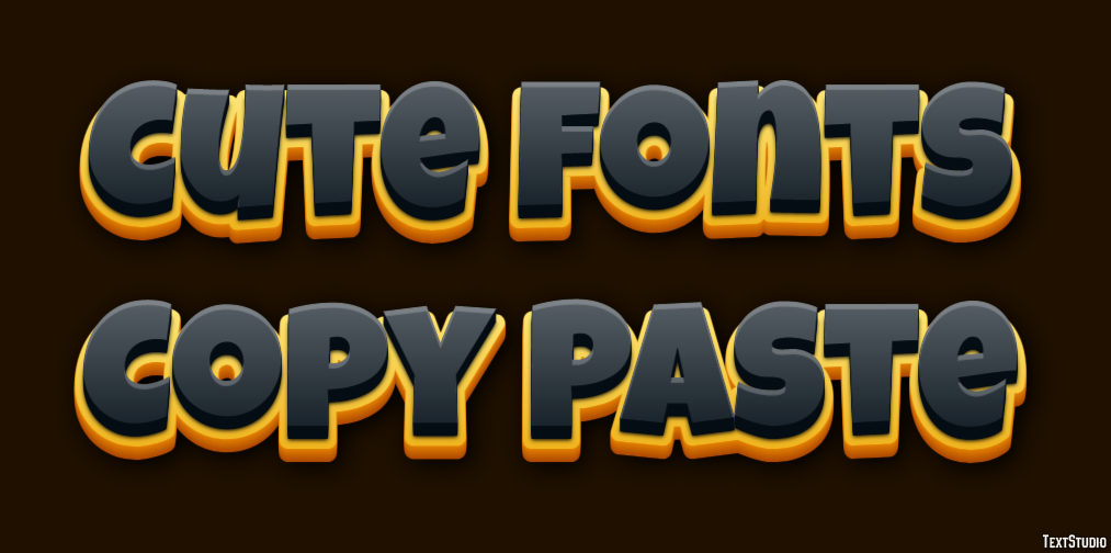 Cute Fonts Copy Paste Effetto testo