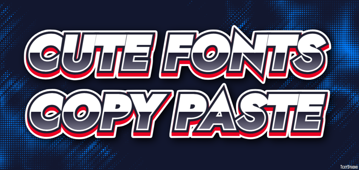 Cute Fonts Copy Paste Effetto testo
