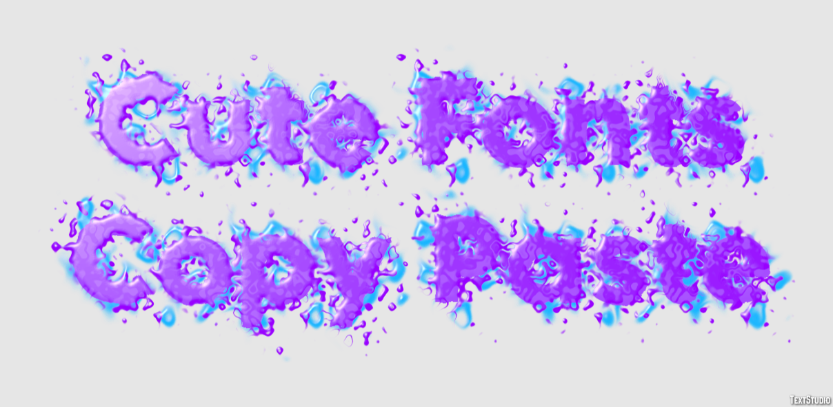 Cute Fonts Copy Paste Efecto de Texto