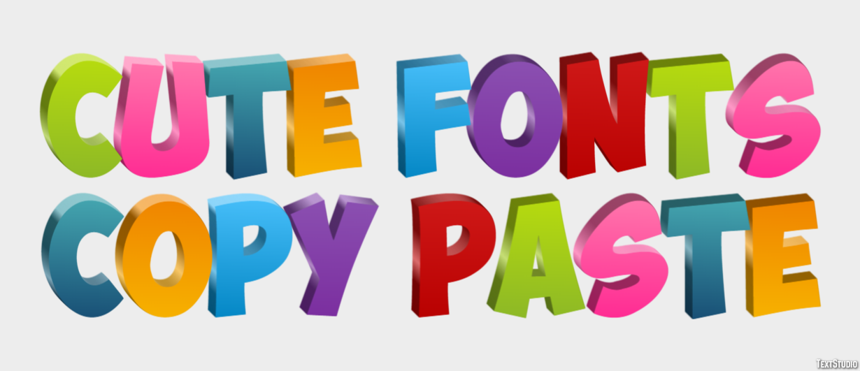Cute Fonts Copy Paste Effetto testo