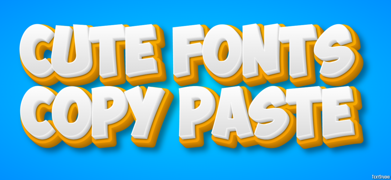 Cute Fonts Copy Paste Efecto de Texto