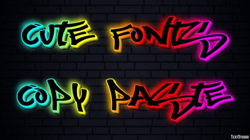 Cute Fonts Copy Paste Effetto testo