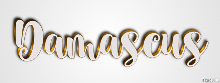 Damascus Effetto testo