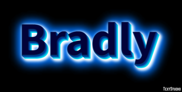 Bradly Texteffekt