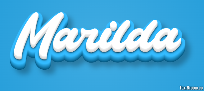 Marilda Text effect