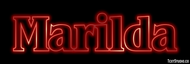 Marilda Text effect