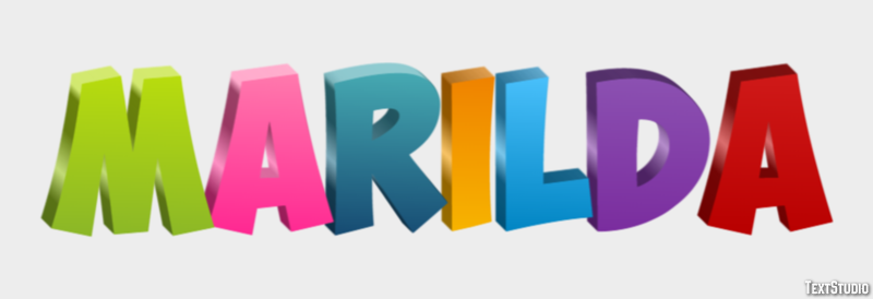 Marilda Text effect
