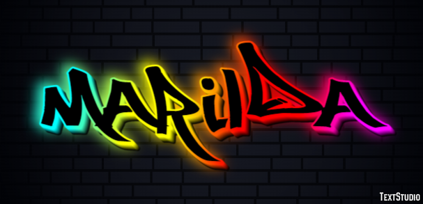 Marilda Text effect