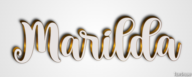 Marilda Text effect