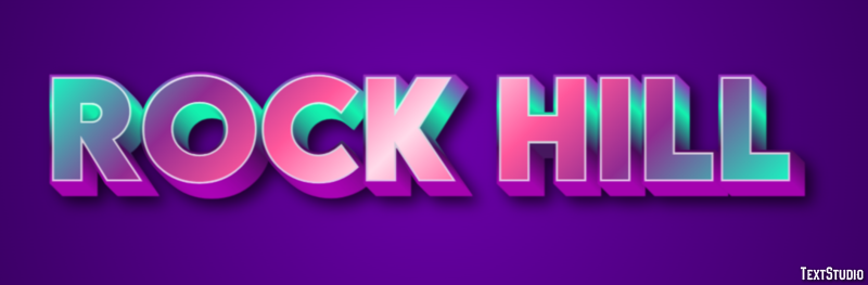 Rock Hill Efecto de Texto