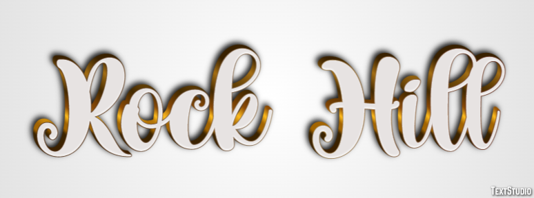 Rock Hill Efecto de Texto