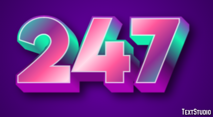 247 Text Effect