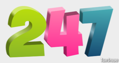 247 Text Effect