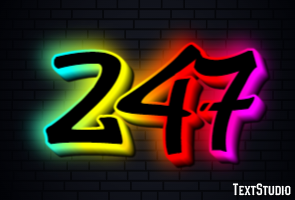 247 Text Effect