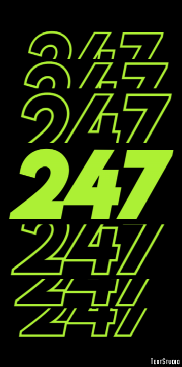 247 Text Effect