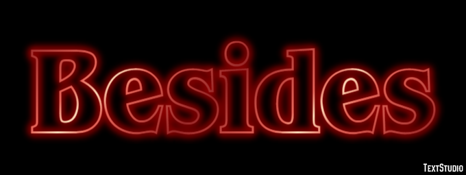 Besides Text Effect