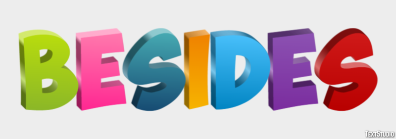 Besides Text Effect