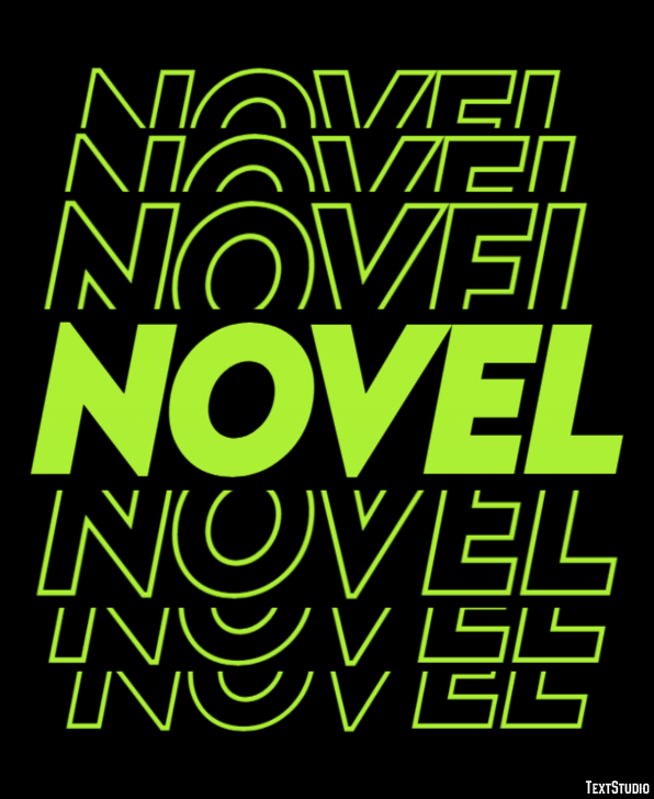Novel Efeito de texto