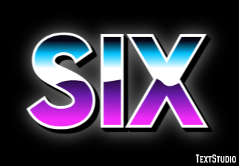 Six Text effect