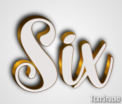Six Text effect