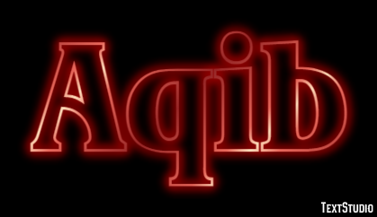 Aqib Text Effect
