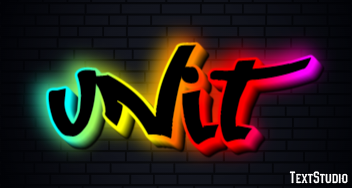 Unit Text Effect