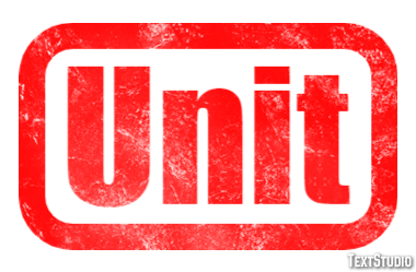 Unit Text Effect