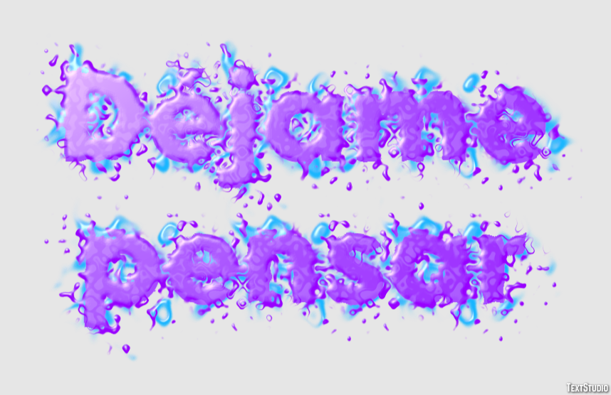 Déjame pensar Efecto de texto