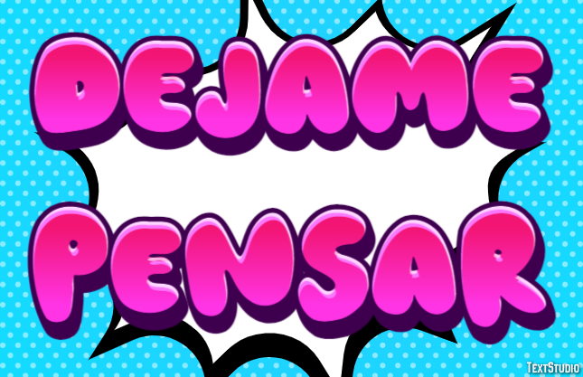 Déjame pensar Efecto de texto