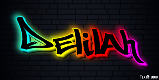 Delilah Texteffekt