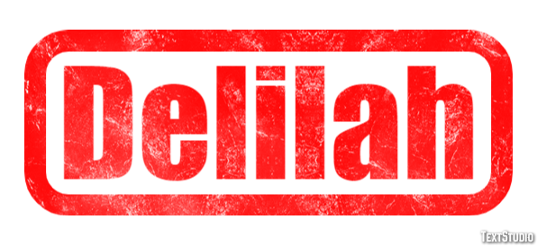Delilah Efeito de texto