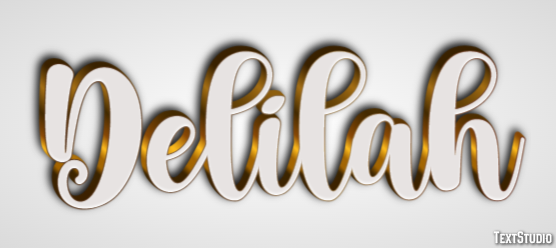Delilah Texteffekt
