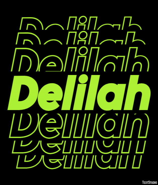 Delilah Efeito de texto