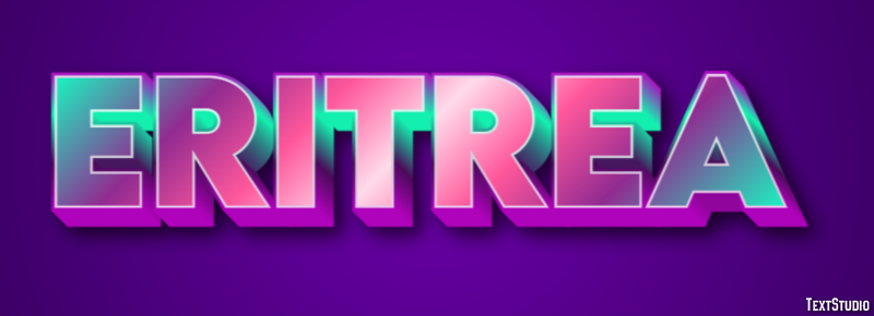 Eritrea Text effect