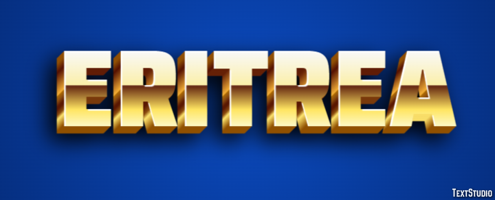 Eritrea Text effect