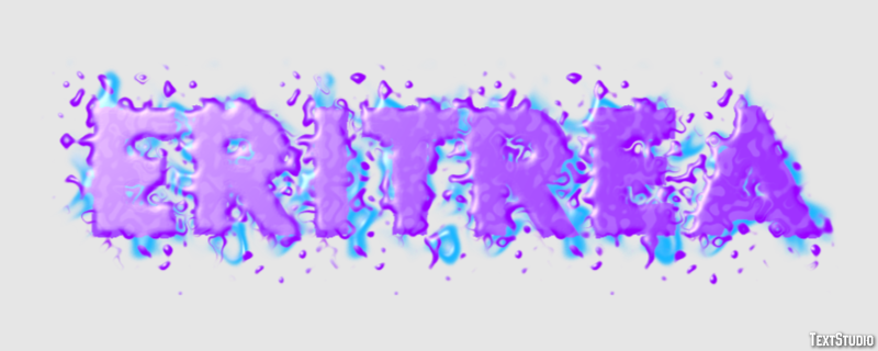Eritrea Text effect