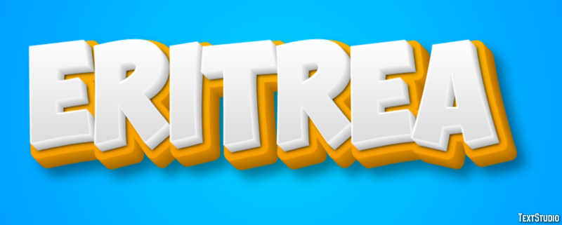 Eritrea Text effect